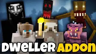 We Survived The SCARIEST Minecraft Bedrock’s Mods... (Dwellers Addon #1)