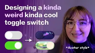 Designing a toggle switch in Figma (ACOTAR inspired)