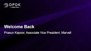 Welcome Back - Prasun Kapoor, Associate Vice President, Marvell