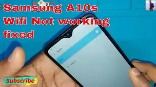 Samsung Galaxy A10s Wifi/Bluetooth not turning on fix it