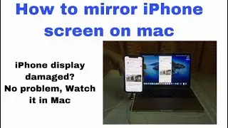 How to mirror iPhone screen on Mac (QuickTime player)