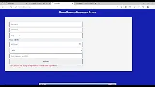 HTML  FORM INSERT DATA TO MYSQL DATABASE  WITH FORM VALIDATION USING JAVASCRIPT AND CSS