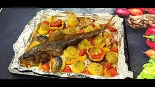 Терпуг красавец прямо из духовки.