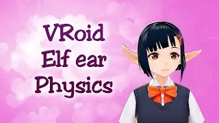 How to add physics to VRoid elf ears in Blender