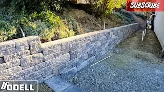 How to Build a Retaining Wall! (Stackable Mortar-Less)