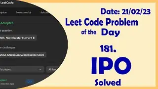 502 || IPO || C++ || Leetcode Daily Challenge