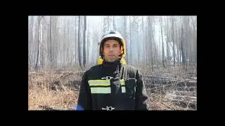 В Югорске произошел пожар