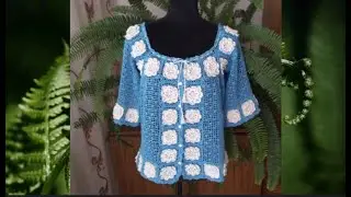 Bluza croșetata, ILEANA - Partea 2/2 (încheierea și finisarea)