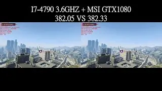 GTA 5  NVIDIA GeForce WHQL driver 382.05 VS 382.33