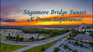 Sunset on the Cape Cod Canal - 4K Drone Experience!