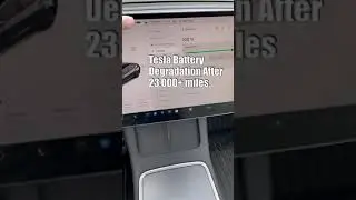 How much Tesla battery has degraded?