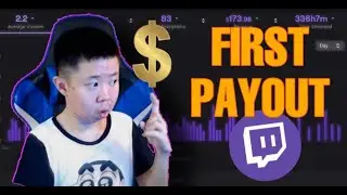 My FIRST Twitch PAYOUT : How much can SMALL STREAMER Make?