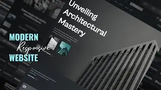 Full Responsive Modern Animating Website Tutorial Using | HTML CSS JS