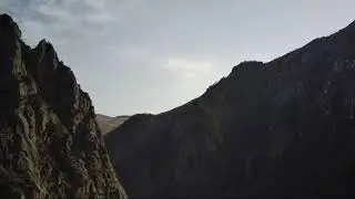 Баксанское ущелье 1500м над уровнем моря и река Баксан