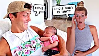 Bringing Home A NEWBORN BABY To See How She Reacts...