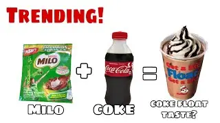Trending na Milo + Coke lasa nga bang Coke Float? Magkakaalaman na!