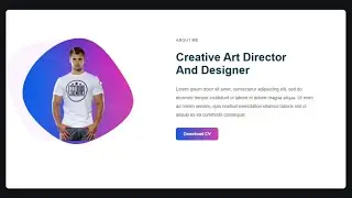 How to Make About Us Section using HTML and CSS | About us Section | Source Coder 2023 #html #css