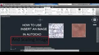 How to insert an image in AutoCAD | cad tutorials