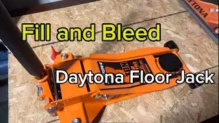 Fill and Bleed a Daytona Floor Jack from Harbor Freight