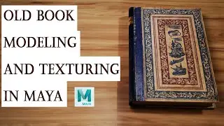 Book Modelling & Texturing In Maya| Arnold Render| Maya 2023