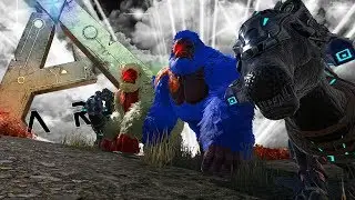 Ark: Survival Evolved - NO! Lost Zilla & Giga, Quad Megapithecus & Spinebreaker tames #9(Modded ARK)
