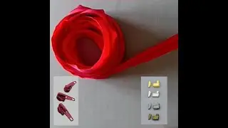 Разъёмная молния из рулонной (бесконечной) 