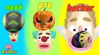 Noob VS Pro VS Hacker 😎 Sandwich Runner VS Going Balls Gameplay Walkthrough All Levels iOS, Android