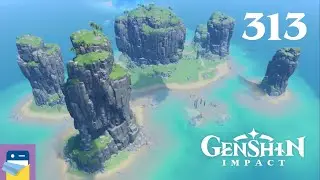 Genshin Impact: 5 Musical Stones Puzzle Solution - Midsummer Island Adventure - Broken Isle - 313
