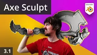 Axe Sculpting Tutorial - Blender 3