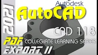 AutoCAD 2021 | Two Basic PDF Export Methods - Part 2
