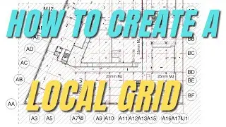 SETTING OUT - LOCAL GRID coordinate system. How to create and work with new local coordinate system.