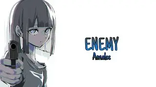 Nightcore - Enemy - (Female cover//Lyrics)