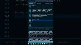 Remove Duplicate Elements in List || Using set || Using loops || Python
