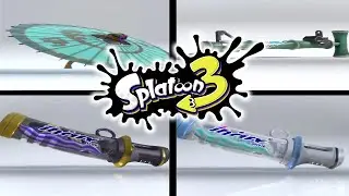 all NEW weapons for splatoon 3 Sizzle season / showcase / designe