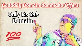 Godaddy .com domains at cheapest price only @ 69 cheap domains