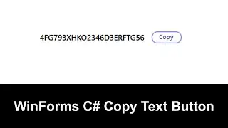 📋 C# WinForms Copy Text Button – Sleek & Simple with Siticone! 🚀