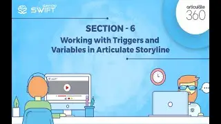 28. Articulate Storyline Working with Variables: Adjust the Values of Variables using Triggers