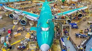 Amazing Boeing 787 Building & Assembling Process. Extremely Perfect Airplane Propeller Manufacturing