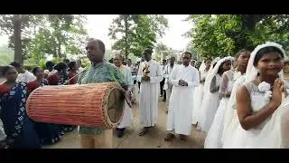 Welcoming to Bishop Kishor kumar kujur /holy confirmation kusumdegi #2024