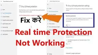 Virus and threat protection managed by your organization |can't turn on real-time protection win10
