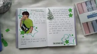 🟢 Kim Taehyung journaling  - 🟢 green theme || rain ||