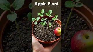 🍎How to grow Apple Plants from seeds at home🌱
