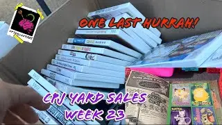 Final Week of the Season! CPJ Yard Sales Week 23 #yardsalefinds #yardsale #collection #actionfigures