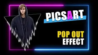 How to create triangle Pop Out Effect on PicsArt Mobile