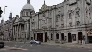 Aberdeen, Scotland - first impressions of the city during my walk from the harbour to the airport