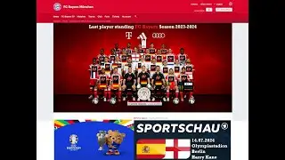 Harry Kane last player standing FC Bayern Munich Season Final Olympiastadion Berlin 14.07.2024 9pm
