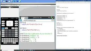 Python Programming Tutorial Module 1 - Newton's Method
