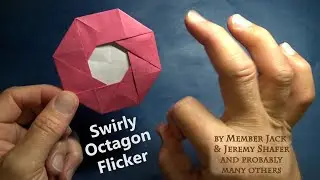 🛑 Origami Swirly Octagon Flicker 🛑