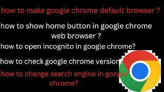 how to show home button in google chrome web browser || redirect to settings page