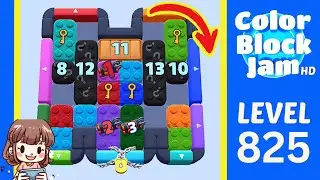 Color Block Jam Level 825 Solution Walkthrough